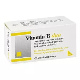 VITAMIN B DUO Film kaplı tabletler, 20 adet