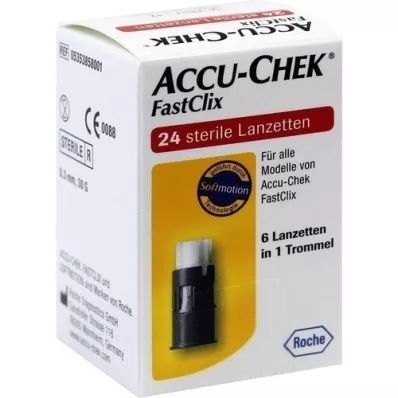 ACCU-CHEK FastClix lansetleri, 24 adet