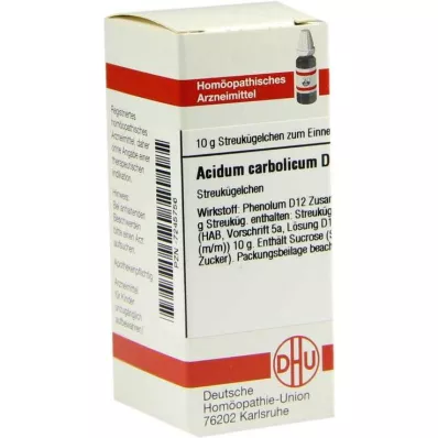 DHU acidum carabolikum D 12 kürecik, 10 g DHU acidum carabolikum D 12 kürecik, 10 g