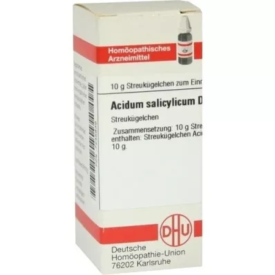 ACIDUM SALICYLICUM D 4 globül, 10 g