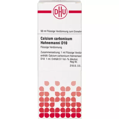 CALCIUM CARBONICUM Hahnemanni D 10 dilüsyonu, 50 ml