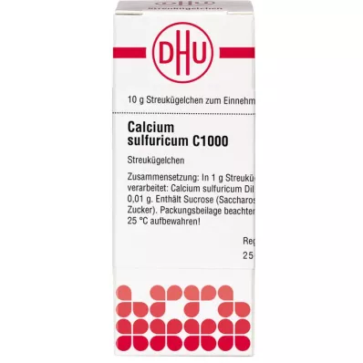 CALCIUM SULFURICUM C 1000 globül, 10 g