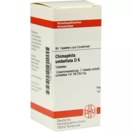 CHIMAPHILA UMBELLATA D 6 Tablet, 80 Kapsül