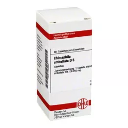 CHIMAPHILA UMBELLATA D 6 Tablet, 80 Kapsül