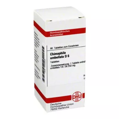 CHIMAPHILA UMBELLATA D 6 Tablet, 80 Kapsül