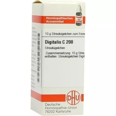 DIGITALIS C 200 globül, 10 g