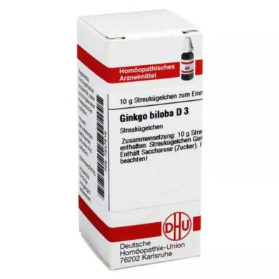 DHU Ginkgo biloba D 3 kürecik, 10 g DHU Ginkgo biloba D 3 kürecik, 10 g