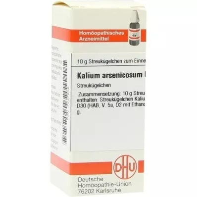 KALIUM ARSENICOSUM D 30 globül, 10 g