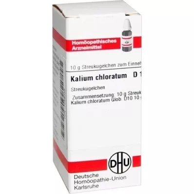 KALIUM CHLORATUM D 10 globül, 10 g