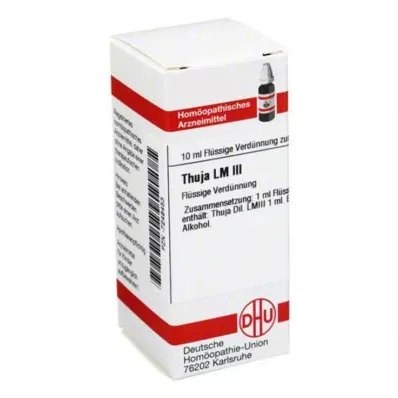 THUJA LM III Seyreltme, 10 ml THUJA LM III Seyreltme, 10 ml