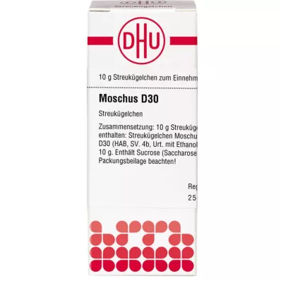 MOSCHUS D 30 globül, 10 g