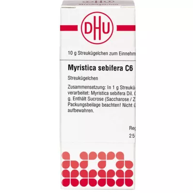 MYRISTICA SEBIFERA C 6 globül, 10 g