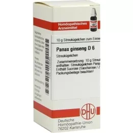 PANAX GINSENG D 6 globül, 10 g