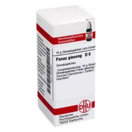 PANAX GINSENG D 6 globül, 10 g