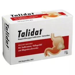 TALIDAT Mide ekşimesine karşı çiğnenebilir pastiller, 100 adet