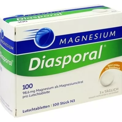 MAGNESIUM DIASPORAL 100 pastil, 100 adet