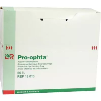 PRO-OPHTA Steril olmayan delikli kompresler, 50 adet PRO-OPHTA Steril olmayan delikli kompresler, 50 adet