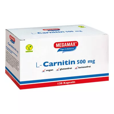 L-CARNITIN 500 mg Megamax Kapsül, 120 Kapsül