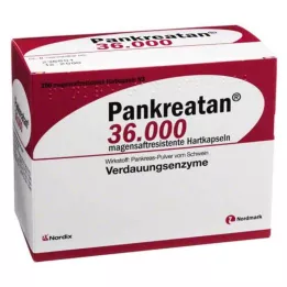 PANKREATAN 36.000 gastro-dirençli sert kapsül, 200 adet