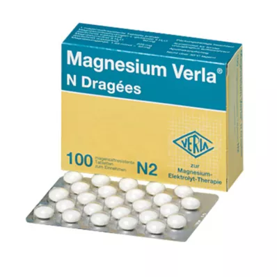 MAGNESIUM VERLA N Kaplı tabletler, 10X100 adet