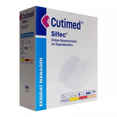 CUTIMED Siltec köpük sargı 10x10 cm yapışkansız, 12 adet
