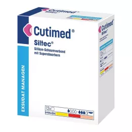 CUTIMED Siltec köpük sargı 10x20 cm yapışkansız, 12 adet