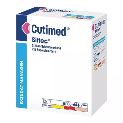 Cutimed Siltec köpük yara örtüsü 10x20 cm hafif yapışkanlı, 12 adet Cutimed Siltec köpük yara örtüsü 10x20 cm hafif yapışkanlı, 12 adet
