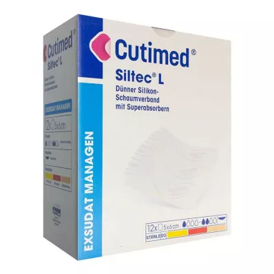Cutimed Siltec L sünger pansuman 5x6 cm dü.san.haf., 12 adet Cutimed Siltec L sünger pansuman 5x6 cm dü.san.haf., 12 adet