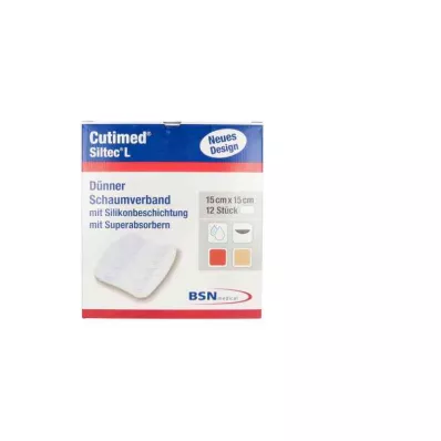 Cutimed Siltec L sünger pansuman 15x15 cm dü.san.haf., 12 adet Cutimed Siltec L sünger pansuman 15x15 cm dü.san.haf., 12 adet