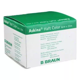 ASKINA Yapışkan bandaj rengi 6 cmx20 m sarı, 1 adet