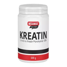 KREATIN MONOHYDRAT %100 Megamax tozu, 500 g