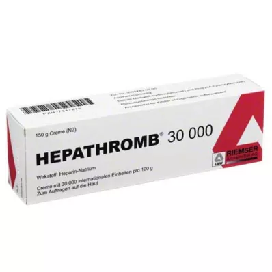Hepathromb kremi 30.000 IU, 150 g