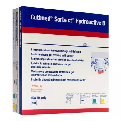 Cutimed Sorbact Hydroactive B Gel-V.14x14 cm yapışkan, 12 adet Cutimed Sorbact Hydroactive B Gel-V.14x14 cm yapışkan, 12 adet