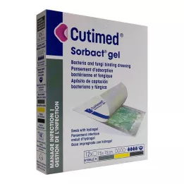 CUTIMED Sorbact jel kompres 7,5x15 cm, 12 adet