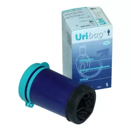 URIBAG Erkekler için katlanabilir idrar şişesi, 1 adet