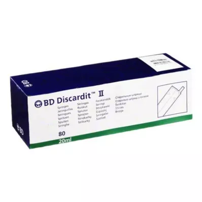 BD DISCARDIT II Şırınga 20 ml, 80X20 ml