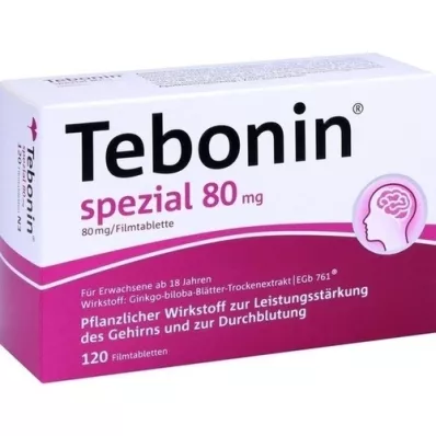 TEBONIN özel 80 mg film kaplı tabletler, 120 adet