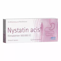 Nystatin asit film kaplı tabletler, 20 adet