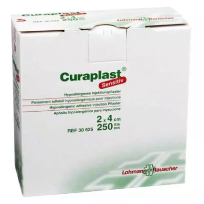 CURAPLAST Hassas 2x4 cm enjeksiyon alçıları, 250 adet