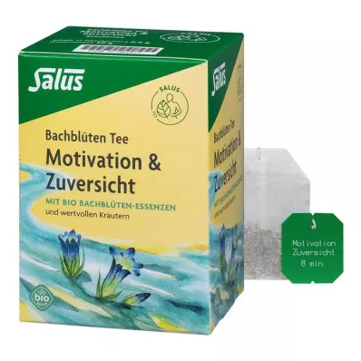BACHBLÜTEN TEE Motivasyon &amp; Zuversicht Bio Salus, 15 St