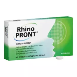RHINOPRONT Kombinasyon tabletleri, 12 adet