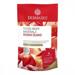 DERMASEL Ölü Deniz banyo tuzları+Rose SPA, 1 P