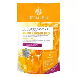DERMASEL Ölü Deniz banyo tuzları + süt&amp;Bal SPA, 1 P
