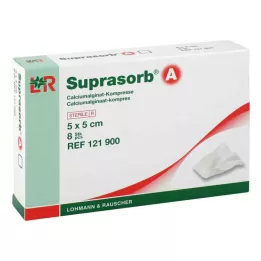 SUPRASORB A Kalsiyum aljinat Kompr.5x5 cm, 8 adet