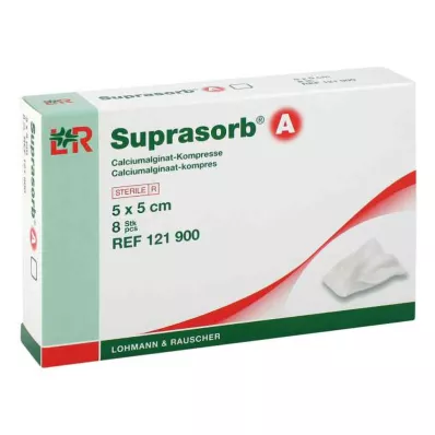 SUPRASORB A Kalsiyum aljinat Kompr.5x5 cm, 8 adet