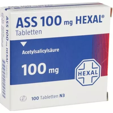 ASS 100 HEXAL Tabletler, 100 adet