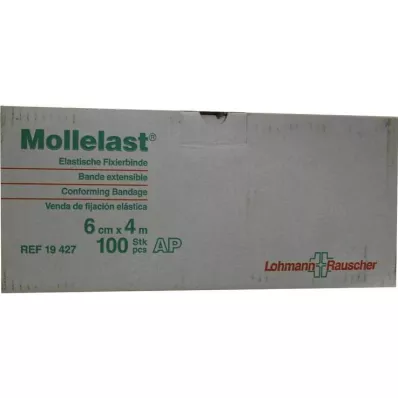 Mollelast 6cmx4m gevşek beyaz, 100 adet Mollelast 6cmx4m gevşek beyaz, 100 adet