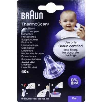 BRAUN THERMOSCAN Koruyucu kapaklar LF40, 40 adet