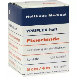 YPSIFLEX Yapışkan sabitleme bandı 8 cmx4 m, 1 adet