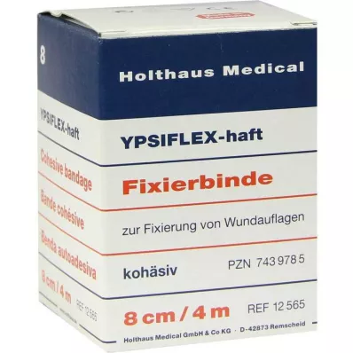 YPSIFLEX Yapışkan sabitleme bandı 8 cmx4 m, 1 adet